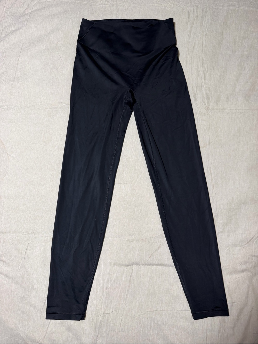 NWT NikeSKIMS Bonded Waist 26” Leggings Obsidian Black Size M